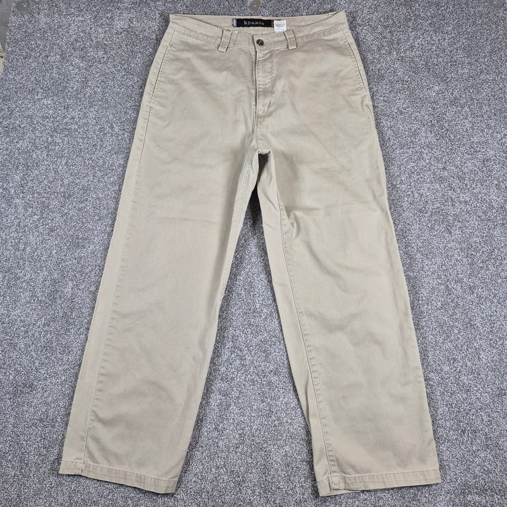 Vintage Levis SilverTab Khakis Pants Mens 32x30 Tan Skater 90s